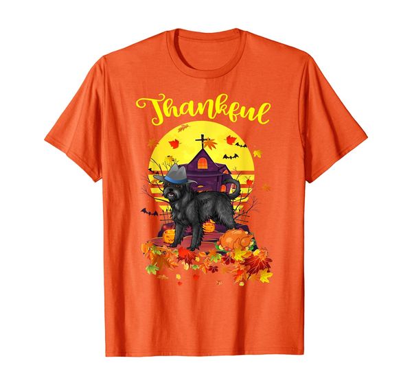 

affenpinscher dog pilgrim thanksgiving costume thankful t-shirt, White;black