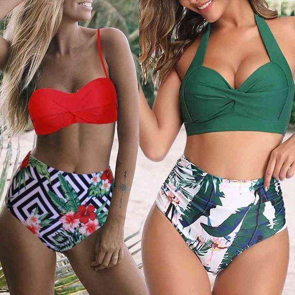 

push up bikini set patchwork swimsuits ruched swimwear women bikinis biquini high waist yellow beach wear summer xxl, White;black