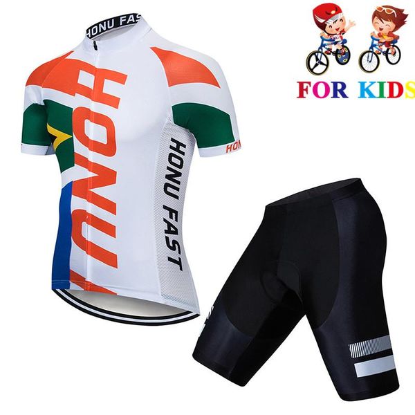 

racing sets 2021 children's summer cycling jersey ropa ciclismo maillot boys mtb sports sweater set, Black;blue