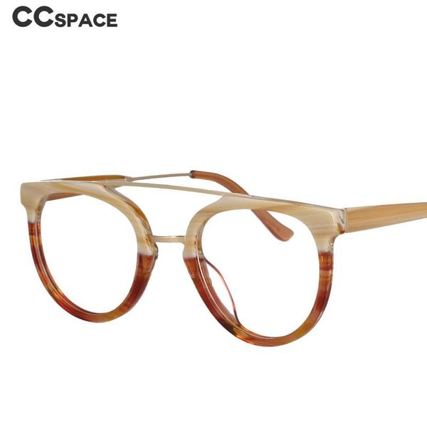 

fashion sunglasses frames 53015ec round optical glasses acetate frame men women retro computer, Black