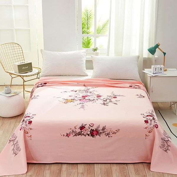

sheets & sets cotton bed sheet home bedroom decor printed flower cover bedspread retro linen queen king size mattress