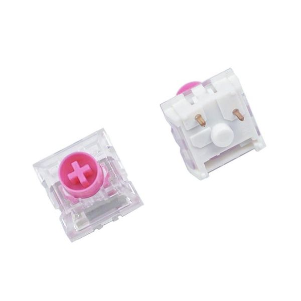 

keyboards kailh box silent switch smd rgb 3pin pink brown linear tactile switches for mx mechanical keyborad gmmk keychron sa gmk keycaps
