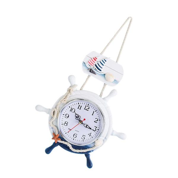 

mediterranean style hanging clock helmsman little wall clock wall decorating ornaments creative home decoration