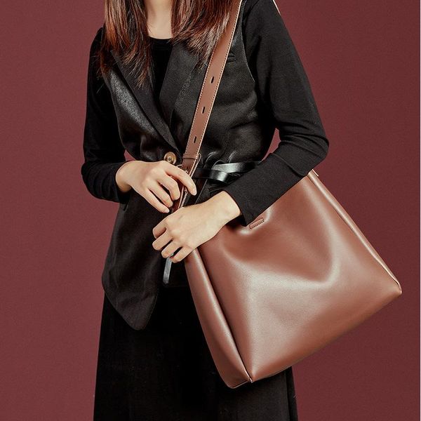 

cross body women shoulder bags designers luxury large lapacity soft leather female handbag casual big totes shopping bag ladies bucket