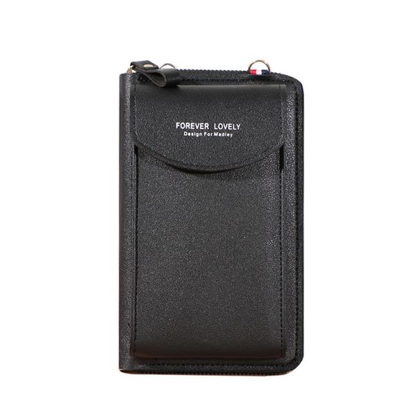 

wallet purse diagonal women cover#001 mobile phone travel holder multifunctional pu passport capacity clutch card bag ladies large ctplj, Red;black