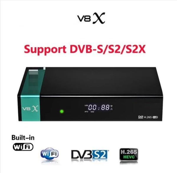 Receptor de TV por Satélite V8X DVB S2 S2X