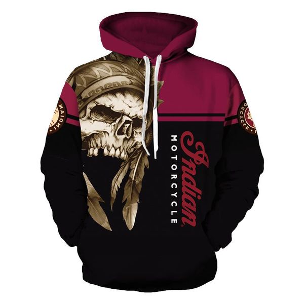 

men's hoodies & sweatshirts motorcycle logo hoodie 3d printing zipper sweatshirt harajuku pullover oversized coat streetwear, Black