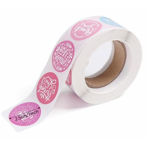 

gift wrap hand stickers paper stationery supply round box sticker diy manual making decoration thanks seal