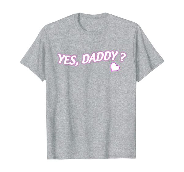 

father's day gifts - ddlg yes tee, daddy t shirt, White;black
