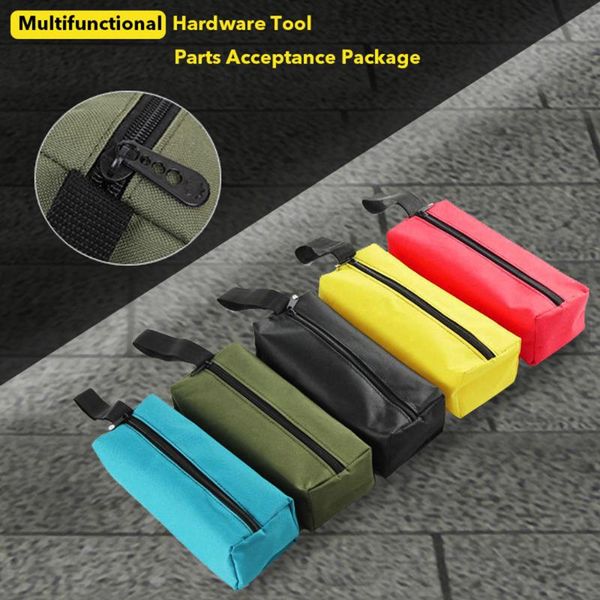 

storage bags oxford canvas bag waterproof hand screws nails drill bit metal parts makeup fishing travel organizer pouch toolkit