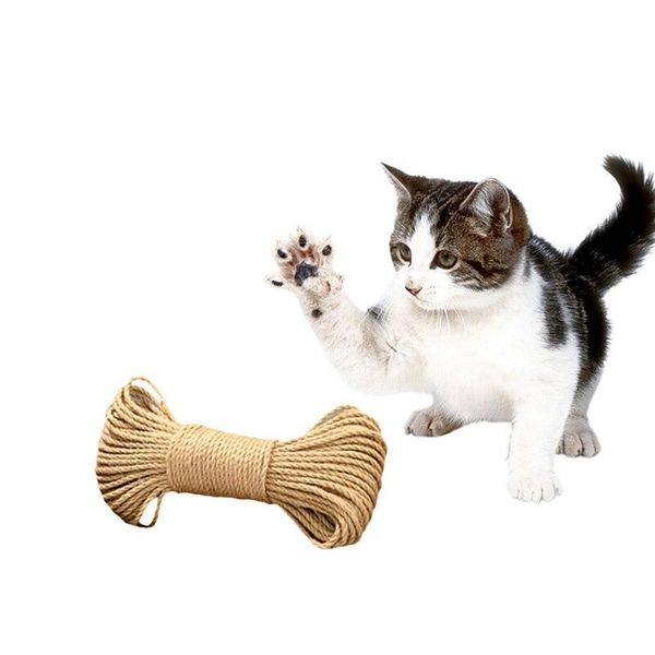 

cat toys cats scratching post making desk legs rope for sharpen claw sisal