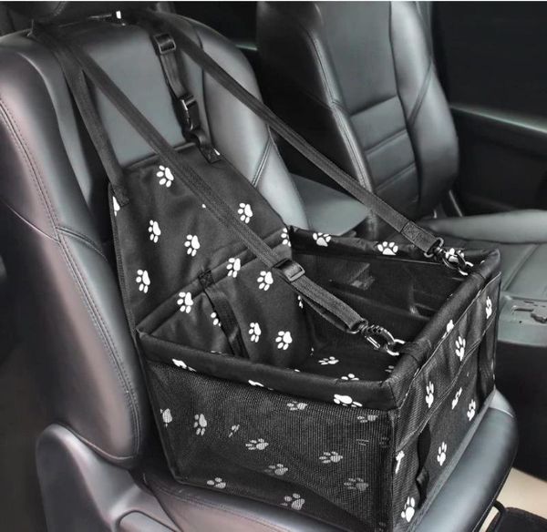 

double thick travel accessories mesh hanging bags folding pet supplies waterproof dog mat blanket safety pet car seat bag