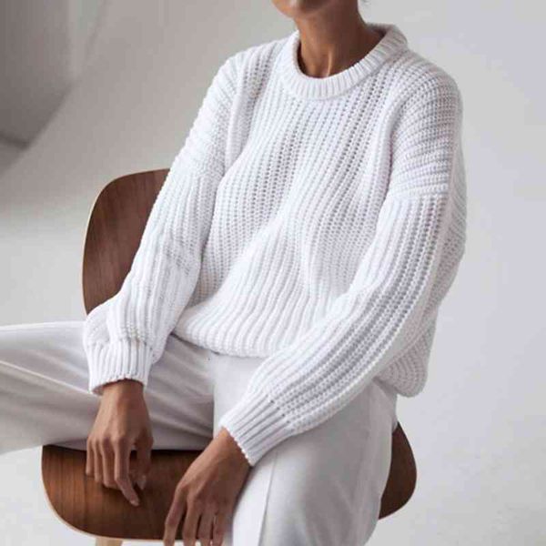 

women's sweaters oversized female mesh sweater elegant vintage thick korean women's jumpers fashion pullovers solid winter e9uv, White;black