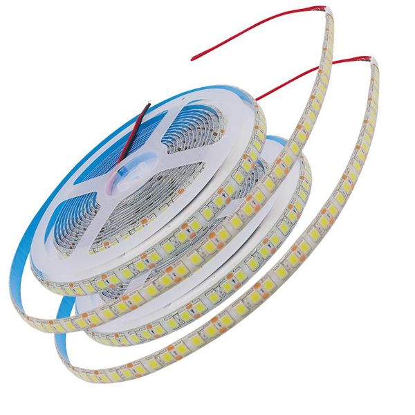 

strips 5m rgb led strip light dc12v 2835 5054 smd flexible tape 60/120/240leds ribbon waterproof rope 3000k 4000k 6000k