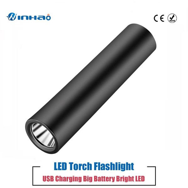 

portable mobile power mini led usb charging 5 lighting mode mini led torch