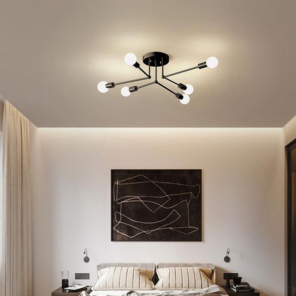 

ceiling lights nordic all copper right angle lamp modern bedroom study simple living room
