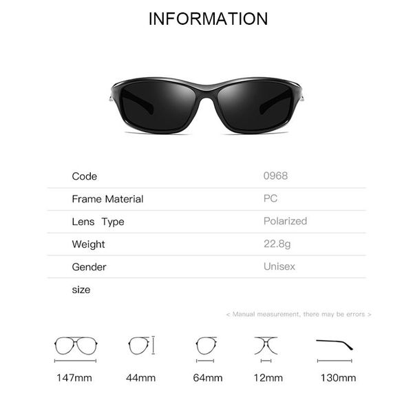 

driving sun fondyi polarized goggles uv400 sunglasses classic trendy protective safety de glasses retro gafas sol with case ooeef, White;black