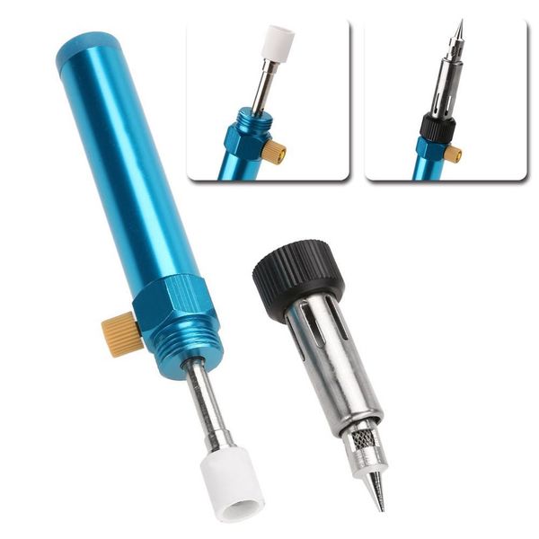 Pistolet à souder à gaz sans fil torche à souder Portable 7ml stylo Butane 70W-100W réparation de soudage à la flamme réglable