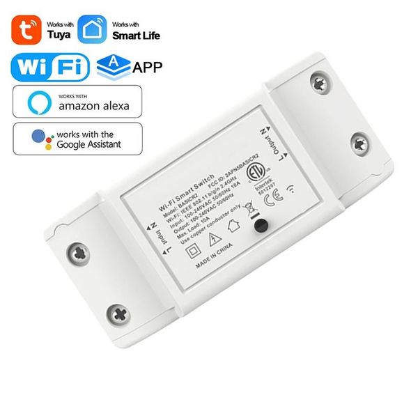 

smart power plugs mini wifi breaker wireless remote control 10a home automation module for google alexa life app