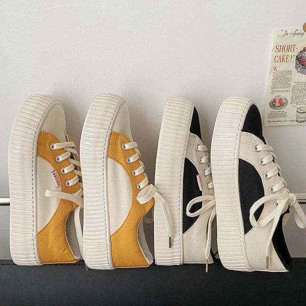 

dress shoes female shoe vulcanized rubber, women's casual canvas shoes for fashion sports fall h3ot, Black
