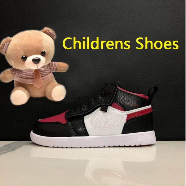 

kaws children 2021 new designer shoes kids mid cut running shoe hook & loop boy& girl toddler youth trainer cushion surface breathable sport