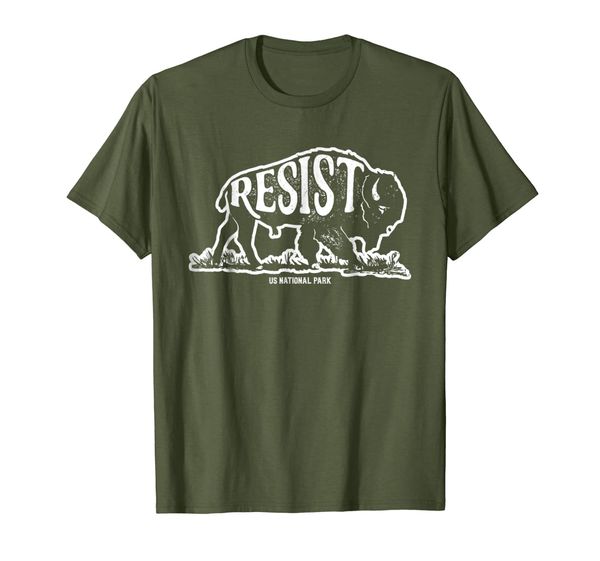 

ALT US National Park Resist Service T shirt Bison Vintage, Mainly pictures