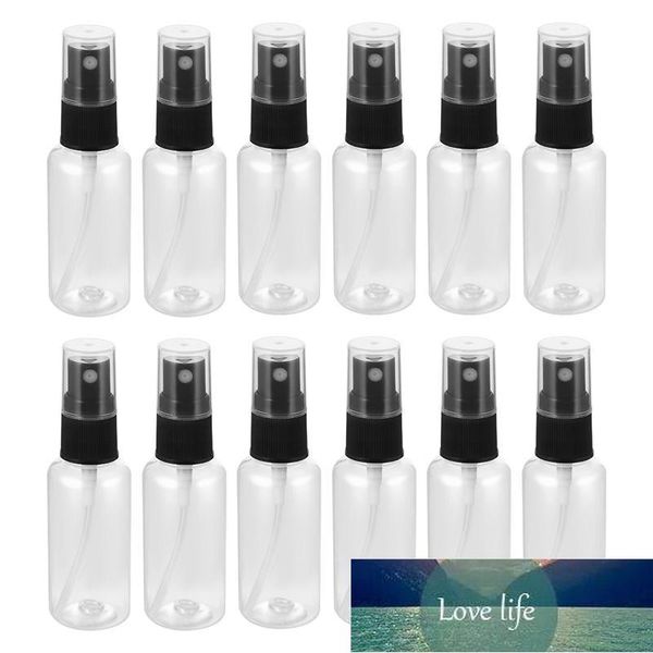 12 Pcs Bottiglie da viaggio portatili Vuote Bottiglie spray trasparenti per nebulizzazione fine Flacone spray per erogazione di liquidi da 30 ml (tappo spray a colori casuali) Prezzo di fabbrica design esperto Qualità