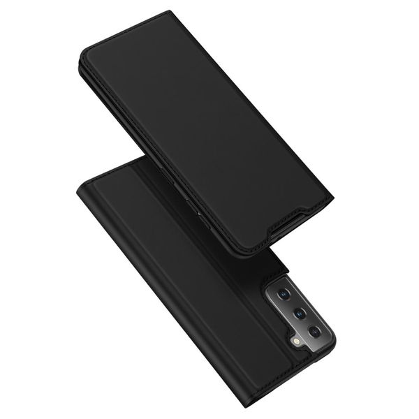 

for samsung galaxy s21 5g dux ducis skin pro series horizontal flip pu tpu leather case with holder card slots