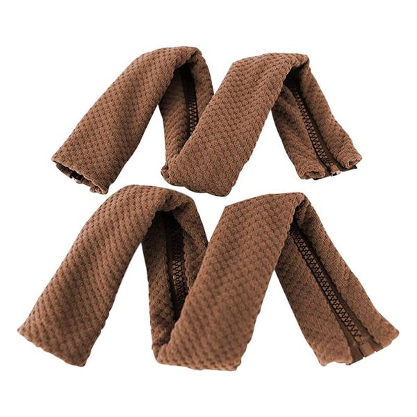 

1pair solid zipper washable slipcover rotating chair for office computer home anti scratch armrest cover stretch removable