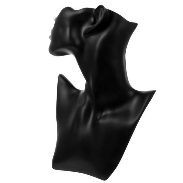 

hooks & rails resin bust modeling jewelry holder necklace earrings display rack home adornment storage