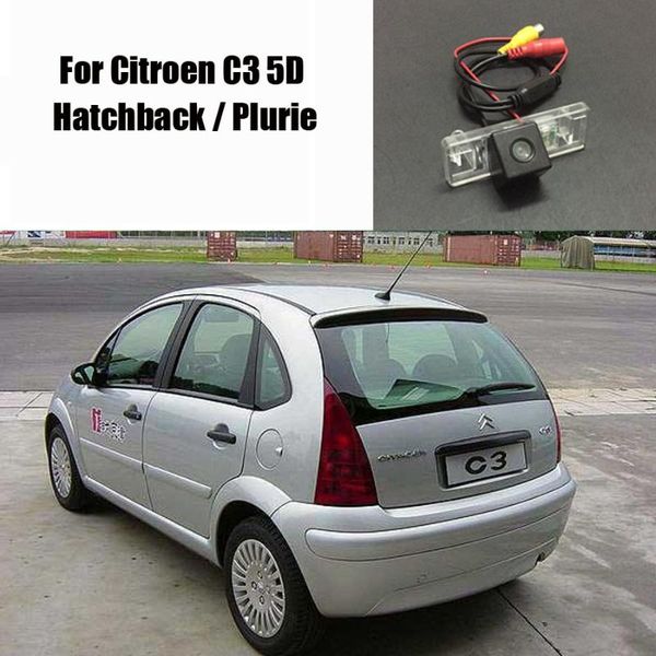 

car rear view cameras& parking sensors thecakes camera for c3 5d hatchback / plurie reverse rca ntst pal license plate lamp oem