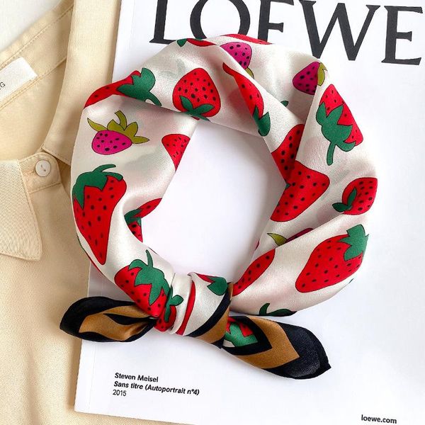 

100% silk women 53cm square scarf hijab fashionable korean style cat cute neckerchief headband female elegant scarves bandana, Blue;gray
