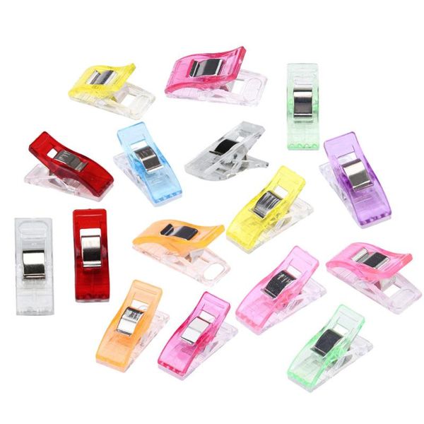 

20 pcs sewing craft quilt binding plastic clips clamps pack