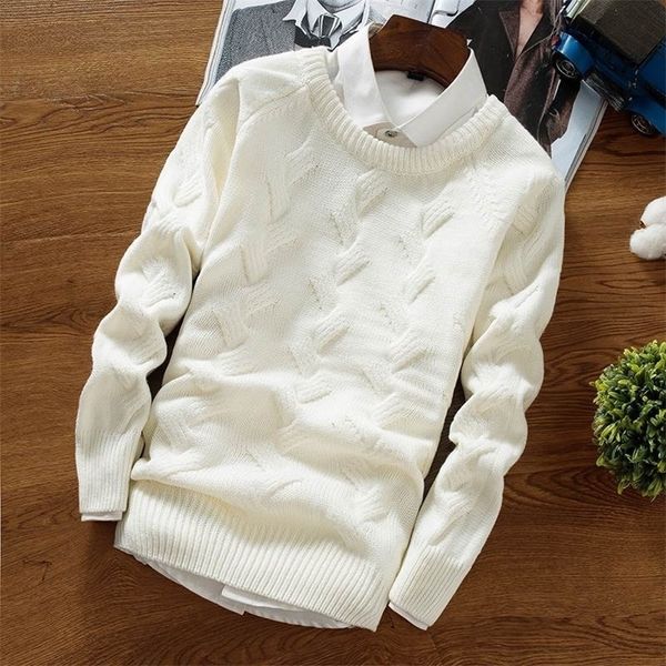 

in the fall and winter of the new pure color with thick round collar of recreational men's clothing sweaters in winter 201022, White;black