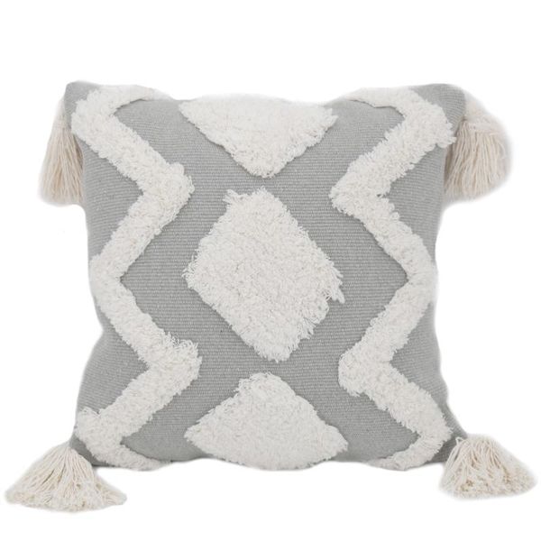 

ins wind tufted embroidered pillow bedside sofa cushion waist pillow ethnic bohemia morocco