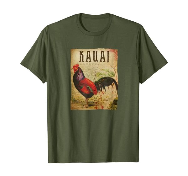 

Vintage Kauai Tee Shirt Rooster, Mainly pictures