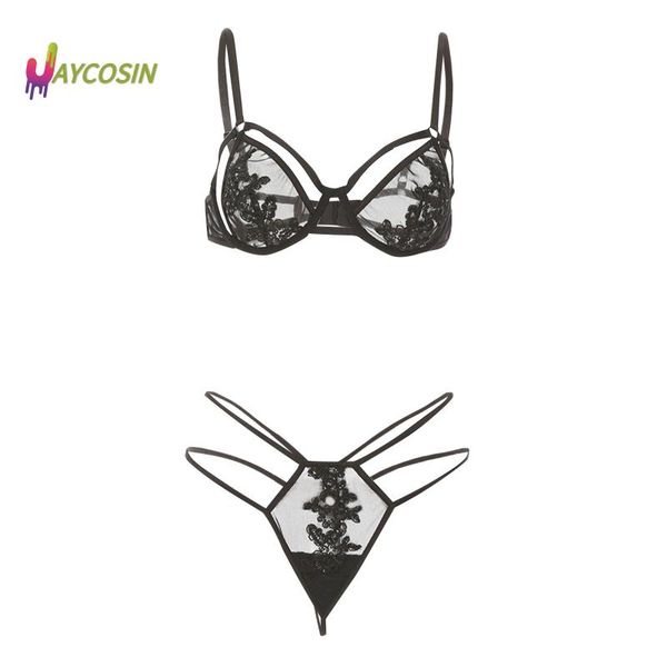 

women's sleepwear women pajama sets underwear lace nightwear pajamas lingerie set pijama mujer nuisette femme, Black;red