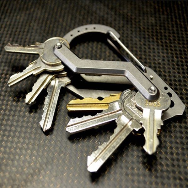 

outdoor edc multifunctional key holder with bottle opener