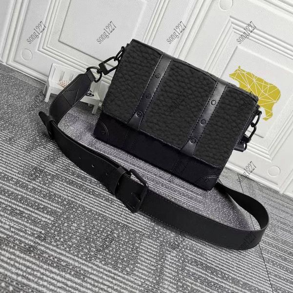 

luxurys designers bags l 457 small rectangular trunk postman bag 27 detachable and adjustable strap for comfortable carrying