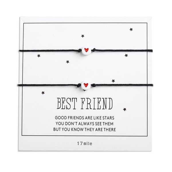 

charm bracelets 2pcs matching bracelet bff friendship gift heart for women friend, Golden;silver