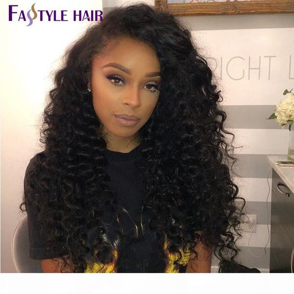 

cake fastyle peruvian kinky deep curly extensions 5pc lot unprocessed mink brazilian malaysian indian virgin human hair bundles cheap, Black