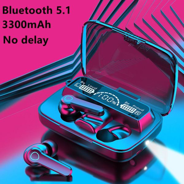 

wireless 5.0 headphone touch control sports waterproof bluetooth earphone hifi 9d bass stereo earphone headset with microphone
