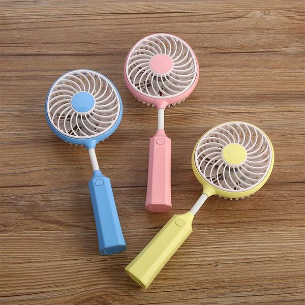 

electric fans badminton racket mini handheld fan rechargeable/batteries quiet