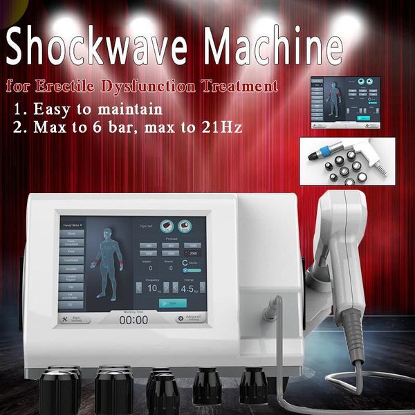 

185mj german imported compressor 7bar new device uses shock wave therapy to treat erectile dysfunction massager