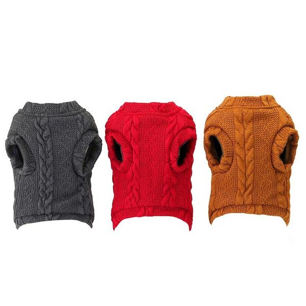 

dog apparel pet supplies autumn winter wool cotton vest sleeve flexible design suitable for large small dogs