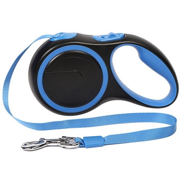 

long strong pet traction rope for large dogs, durable nylon retractable traction belt, automatic extension