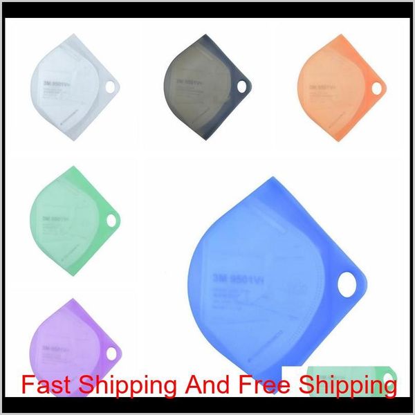 

mask storage box face mask keeper food grade sile holder mouth clip folding case folder bag protective organize qylkeh wphome