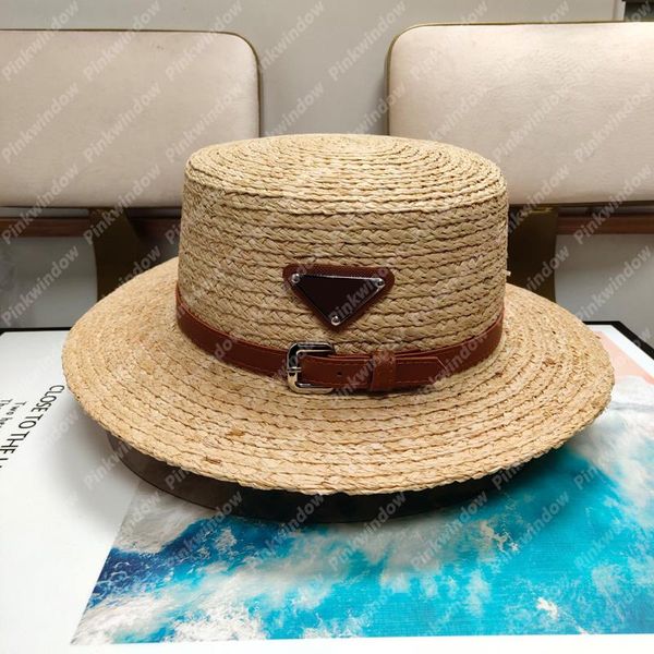 

straw sunhat bucket hats summer hat women raffia mens hats luxurys designers caps hats cap mens bonnet beach-hat sombrero firmati 2104083l, Blue;gray