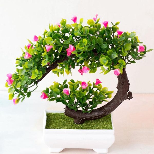 

simulation fake potted bonsai tree artificial plant desk ornament home decor