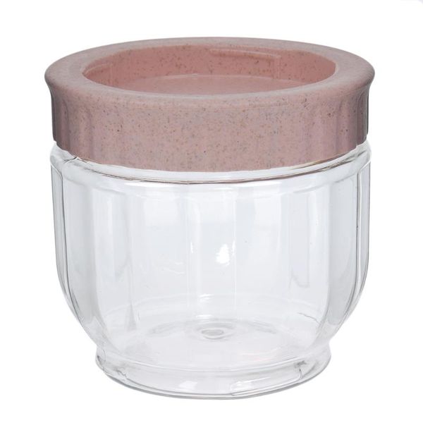 

1pcs transparent plastic jar lids empty cosmetic containers makeup box travel bottle storage box pot container with cover